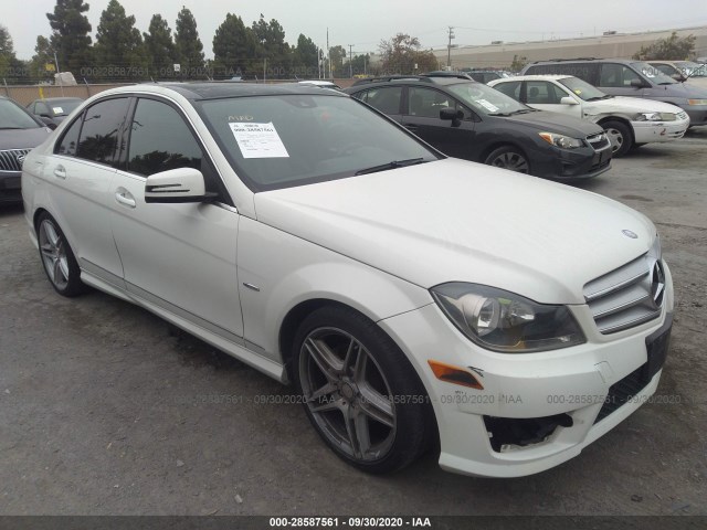 MERCEDES-BENZ C-CLASS 2012 wddgf4hb6ca599713