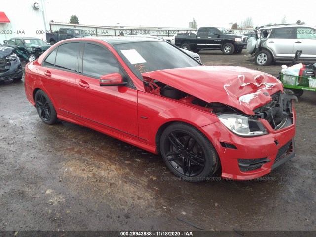 MERCEDES-BENZ C-CLASS 2012 wddgf4hb6ca602657