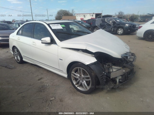 MERCEDES-BENZ C-CLASS 2012 wddgf4hb6ca627073