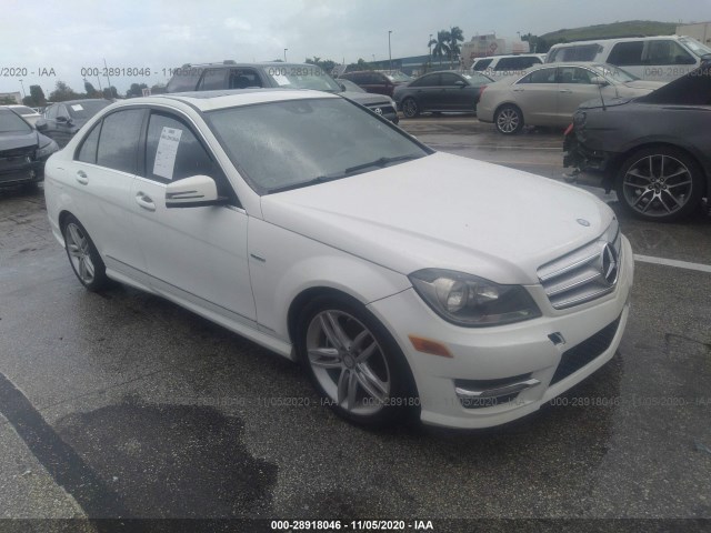 MERCEDES-BENZ C-CLASS 2012 wddgf4hb6ca653396