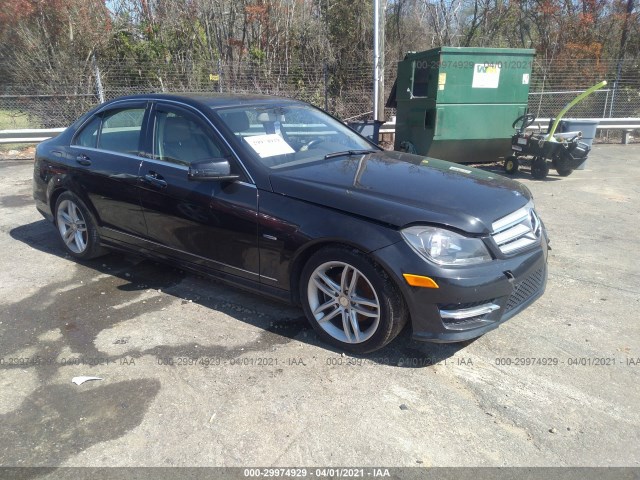 MERCEDES-BENZ C-CLASS 2012 wddgf4hb6ca670277