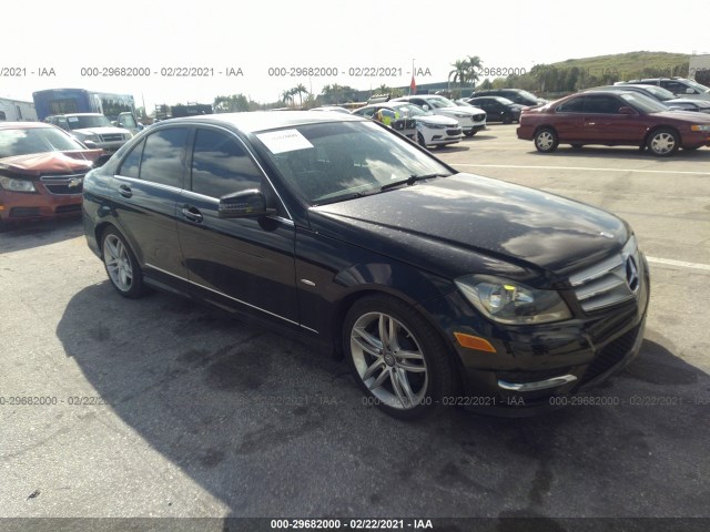 MERCEDES-BENZ C-CLASS 2012 wddgf4hb6ca707599