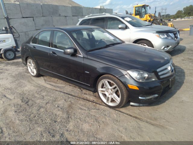 MERCEDES-BENZ C-CLASS 2012 wddgf4hb6cr179404