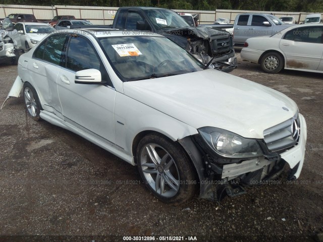 MERCEDES-BENZ C-CLASS 2012 wddgf4hb6cr191858