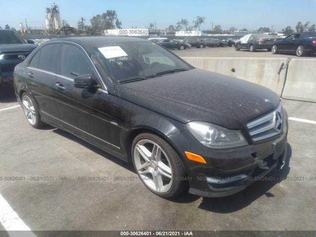 MERCEDES-BENZ C-CLASS 2012 wddgf4hb6cr197806