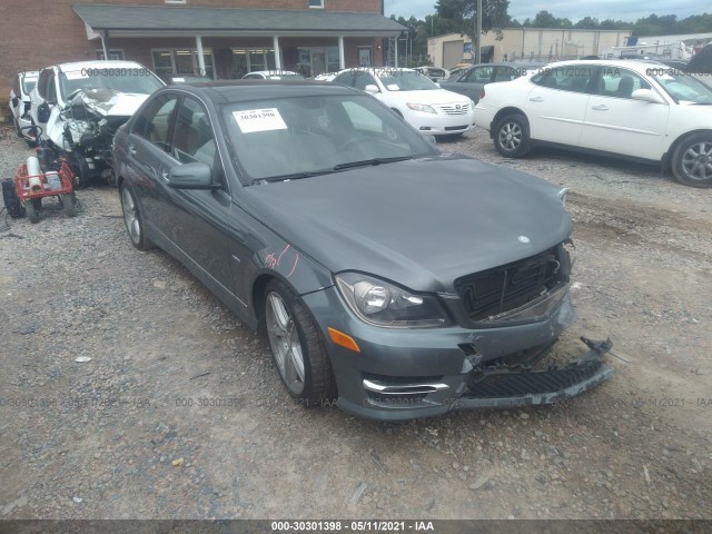 MERCEDES-BENZ C-CLASS 2012 wddgf4hb6cr206536