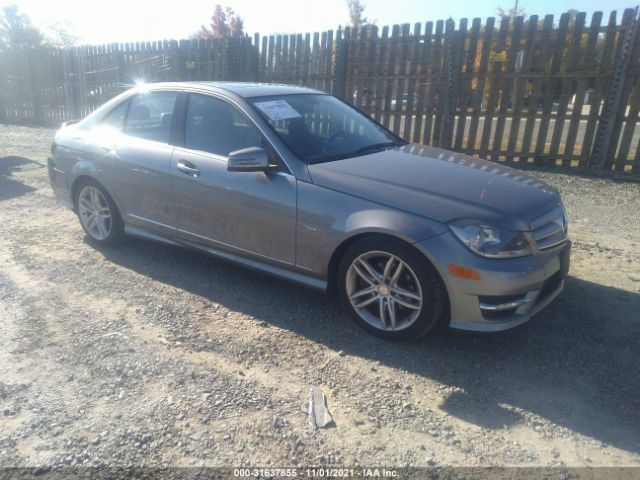 MERCEDES-BENZ C-CLASS 2012 wddgf4hb6cr206679