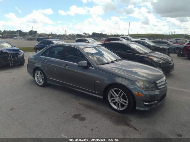 MERCEDES-BENZ C-CLASS 2012 wddgf4hb6cr217892