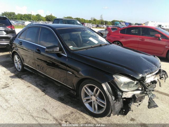 MERCEDES-BENZ C-CLASS 2012 wddgf4hb6cr222011