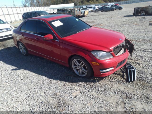 MERCEDES-BENZ C-CLASS 2014 wddgf4hb6er314755