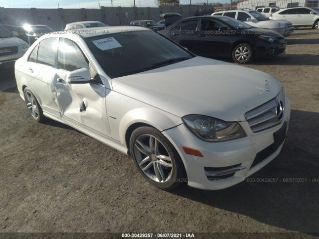 MERCEDES-BENZ C-CLASS 2012 wddgf4hb7ca678467