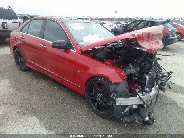 MERCEDES-BENZ C-CLASS 2012 wddgf4hb7cr196549