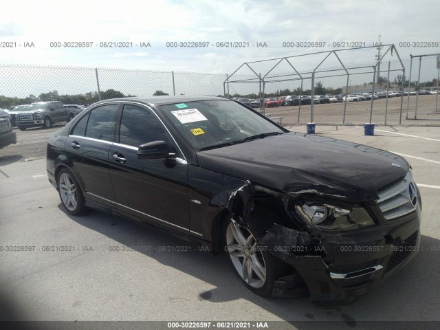 MERCEDES-BENZ C-CLASS 2012 wddgf4hb7cr202138