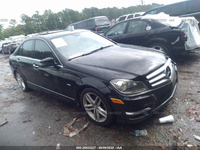 MERCEDES-BENZ C-CLASS 2012 wddgf4hb7cr236547