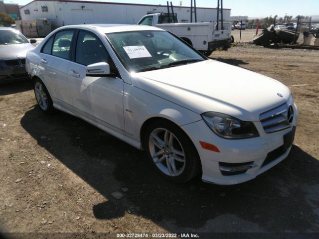 MERCEDES-BENZ C-CLASS 2012 wddgf4hb8ca615913