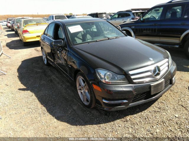 MERCEDES-BENZ C-CLASS 2012 wddgf4hb8ca729247