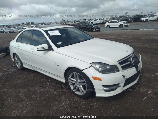 MERCEDES-BENZ C-CLASS 2012 wddgf4hb8cr205078