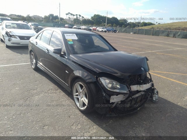 MERCEDES-BENZ C-CLASS 2012 wddgf4hb8cr208479