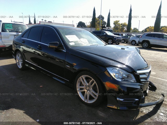 MERCEDES-BENZ C-CLASS 2012 wddgf4hb8cr218042