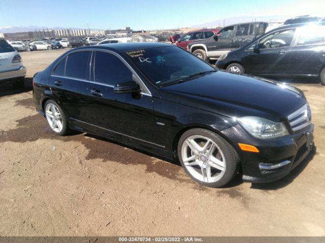 MERCEDES-BENZ C-CLASS 2012 wddgf4hb8cr224391