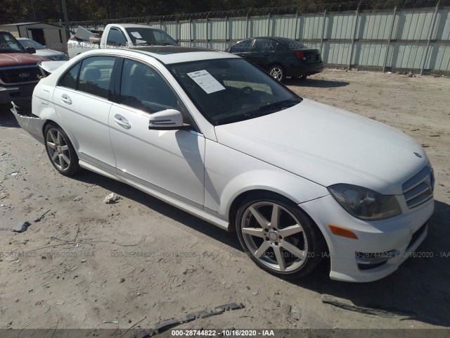 MERCEDES-BENZ C-CLASS 2013 wddgf4hb8dr271387