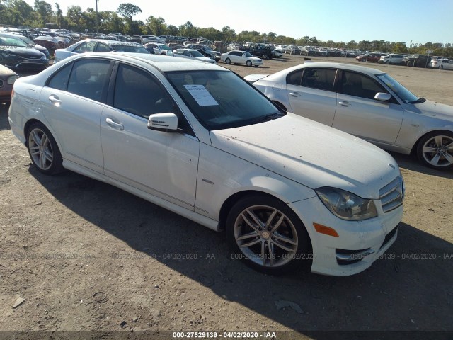 MERCEDES-BENZ C-CLASS 2012 wddgf4hb9ca606279