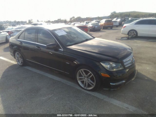 MERCEDES-BENZ C-CLASS 2012 wddgf4hb9cr195127