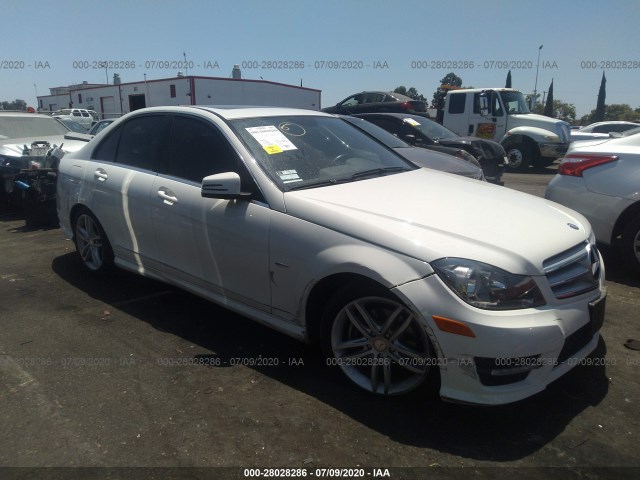 MERCEDES-BENZ C-CLASS 2012 wddgf4hb9cr205736