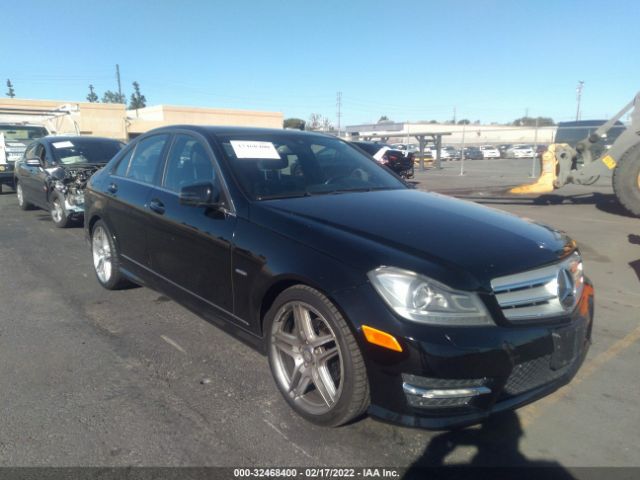 MERCEDES-BENZ C-CLASS 2012 wddgf4hb9cr213304