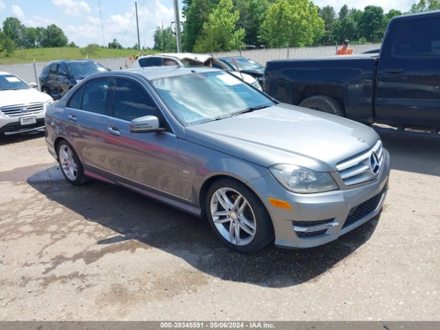 MERCEDES-BENZ C 2012 wddgf4hb9cr218180