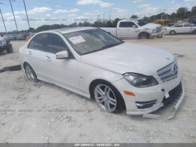 MERCEDES-BENZ C-CLASS 2012 wddgf4hb9cr218437