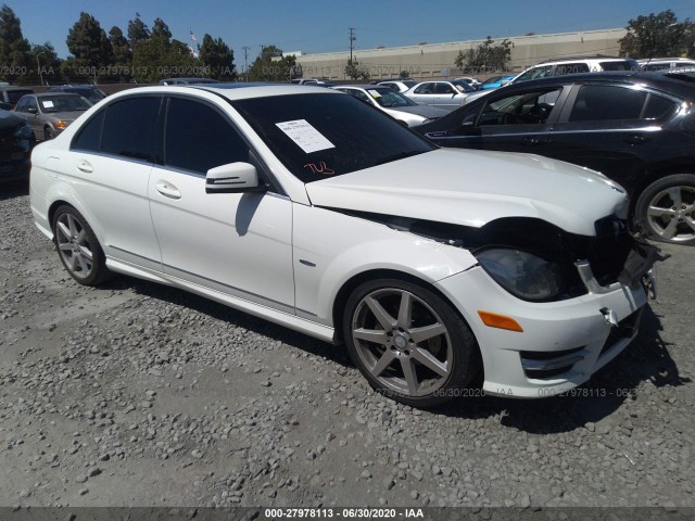 MERCEDES-BENZ C-CLASS 2012 wddgf4hbxcr197517