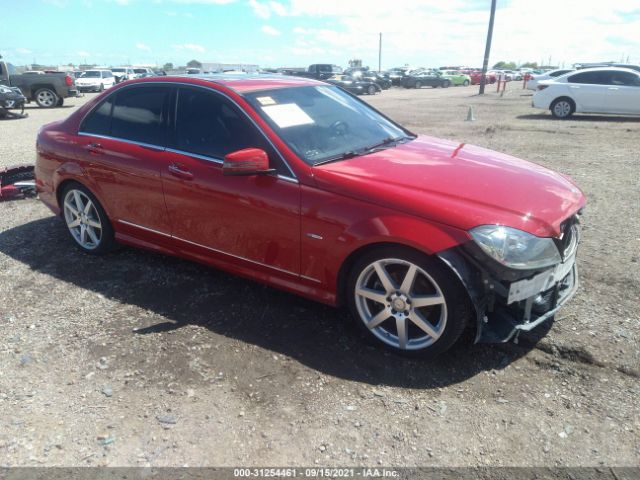 MERCEDES-BENZ C-CLASS 2012 wddgf4hbxcr233285