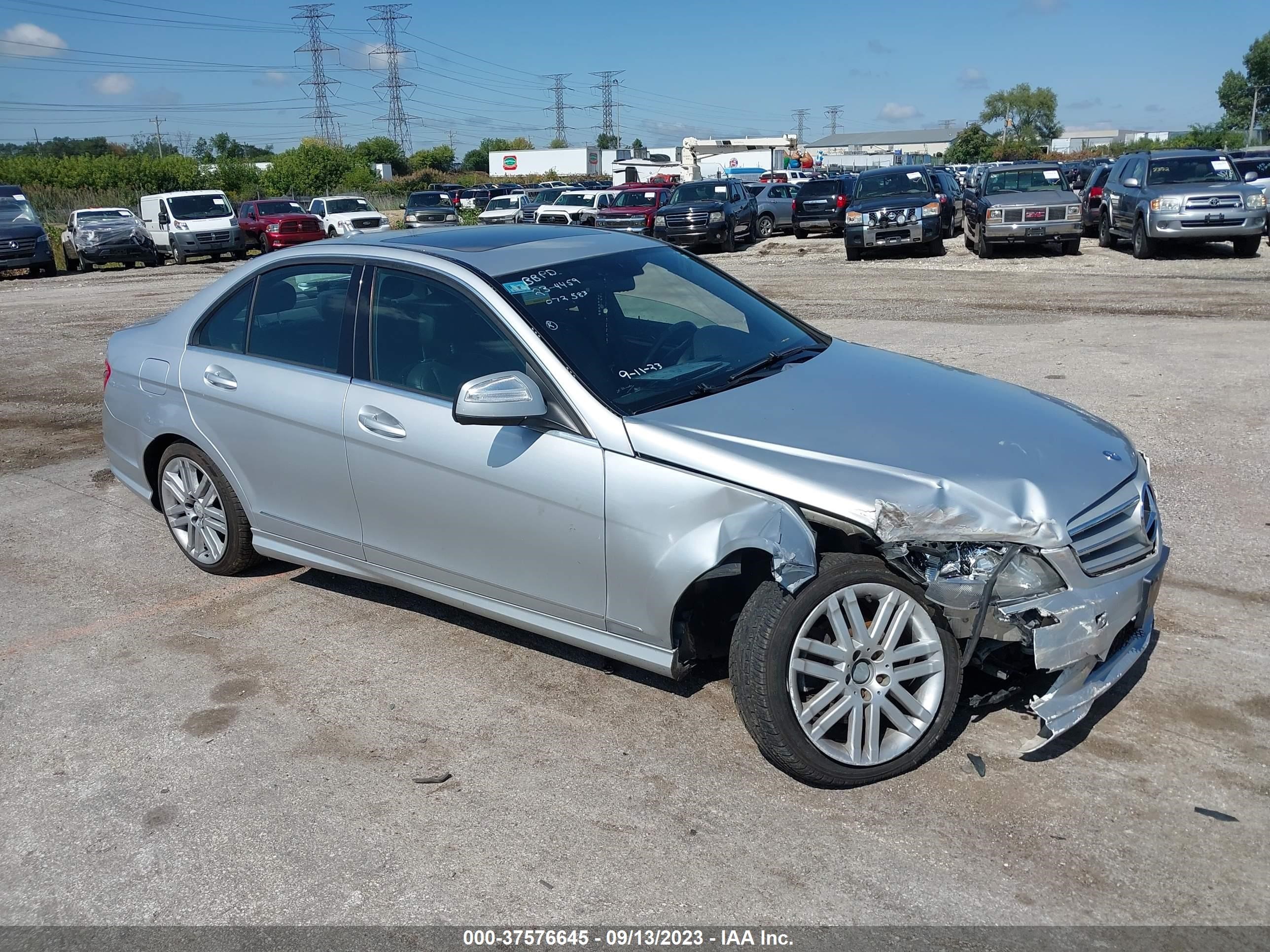 MERCEDES-BENZ C-KLASSE 2009 wddgf54x19r072583