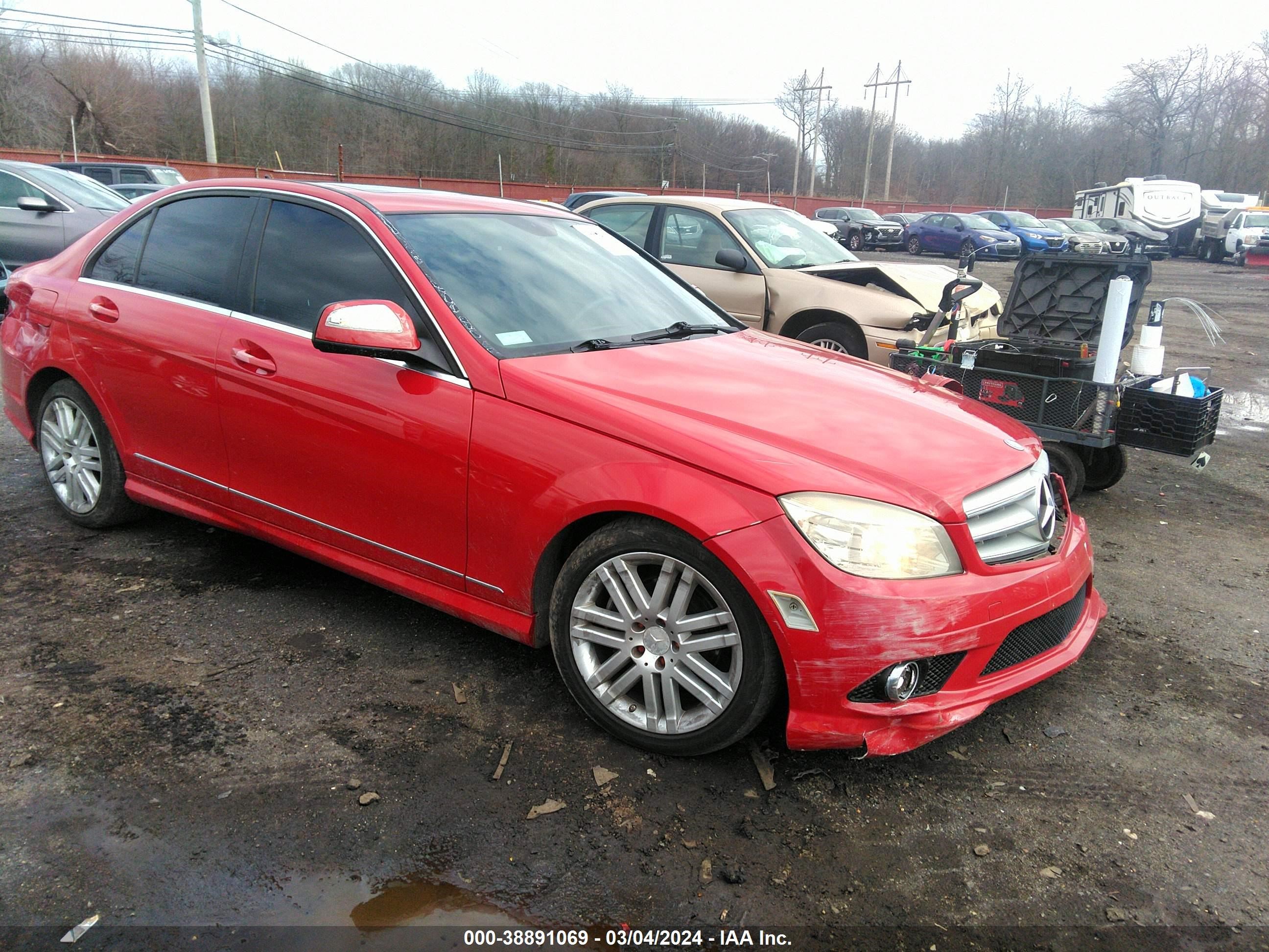 MERCEDES-BENZ C-KLASSE 2008 wddgf54x58f149133