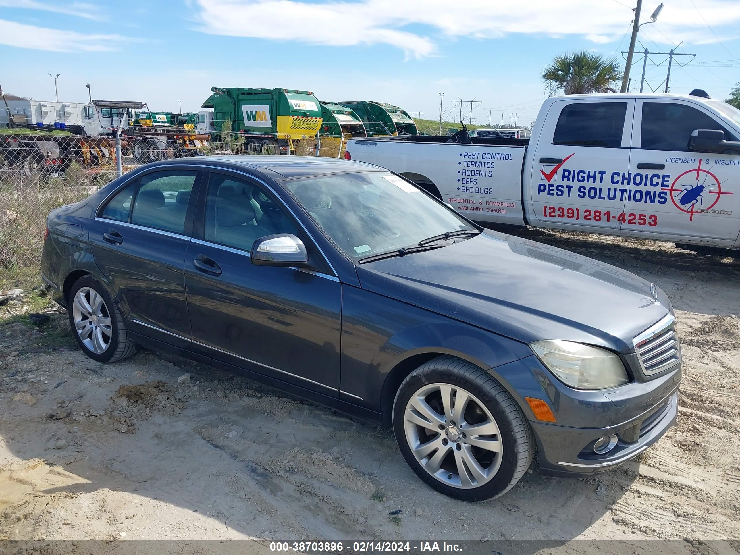 MERCEDES-BENZ C-KLASSE 2008 wddgf54x78f046652