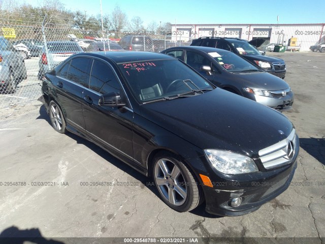 MERCEDES-BENZ C-CLASS 2010 wddgf5eb3ar091045