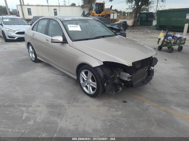 MERCEDES-BENZ C-CLASS 2010 wddgf5eb7ar111250