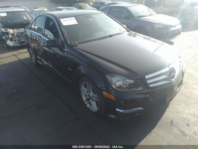 MERCEDES-BENZ C-CLASS 2012 wddgf5hb0cr197158