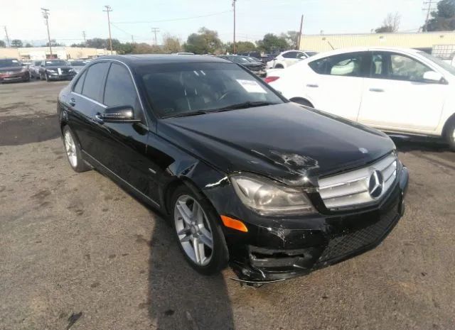 MERCEDES-BENZ C-CLASS 2012 wddgf5hb2cr219497