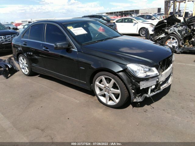 MERCEDES-BENZ C-CLASS 2012 wddgf5hb3cr197297