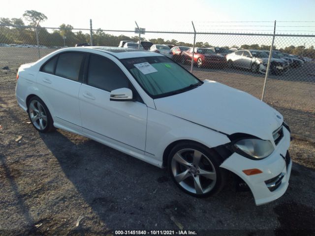 MERCEDES-BENZ C-CLASS 2014 wddgf5hb3er304786