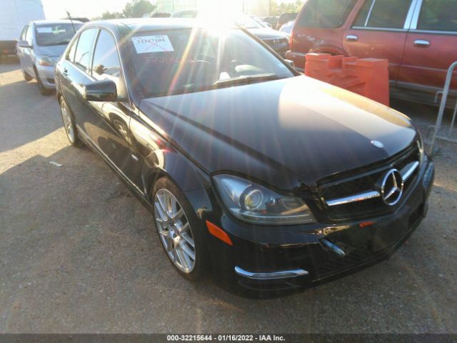 MERCEDES-BENZ C-CLASS 2012 wddgf5hb6cr196449