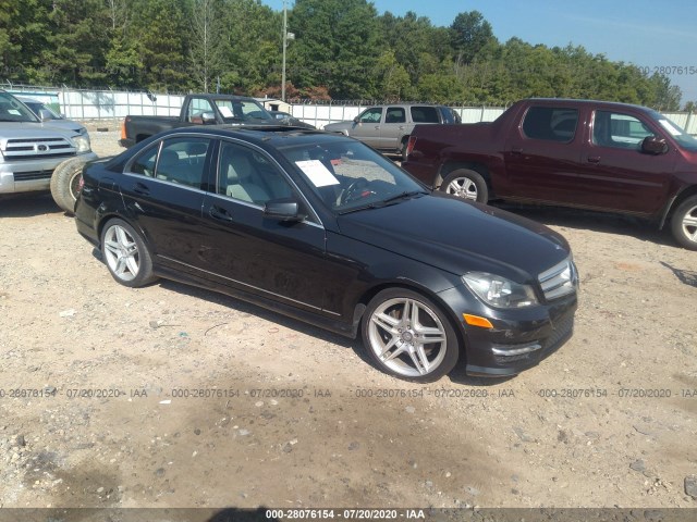 MERCEDES-BENZ C-CLASS 2013 wddgf5hb6dr244257