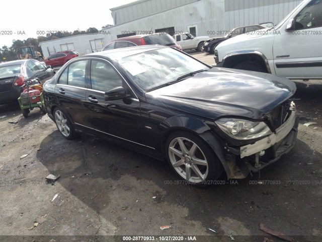 MERCEDES-BENZ C-CLASS 2012 wddgf5hb7cr216871