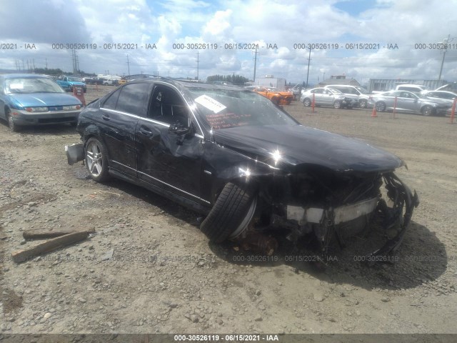 MERCEDES-BENZ C-CLASS 2012 wddgf5hb9ca653494