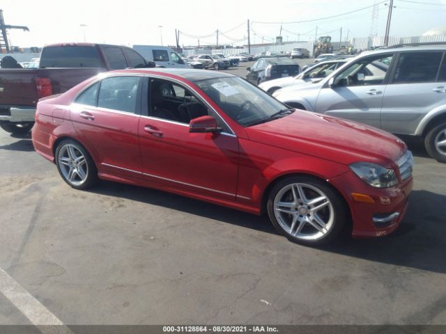 MERCEDES-BENZ C-CLASS 2013 wddgf5hbxdr259747