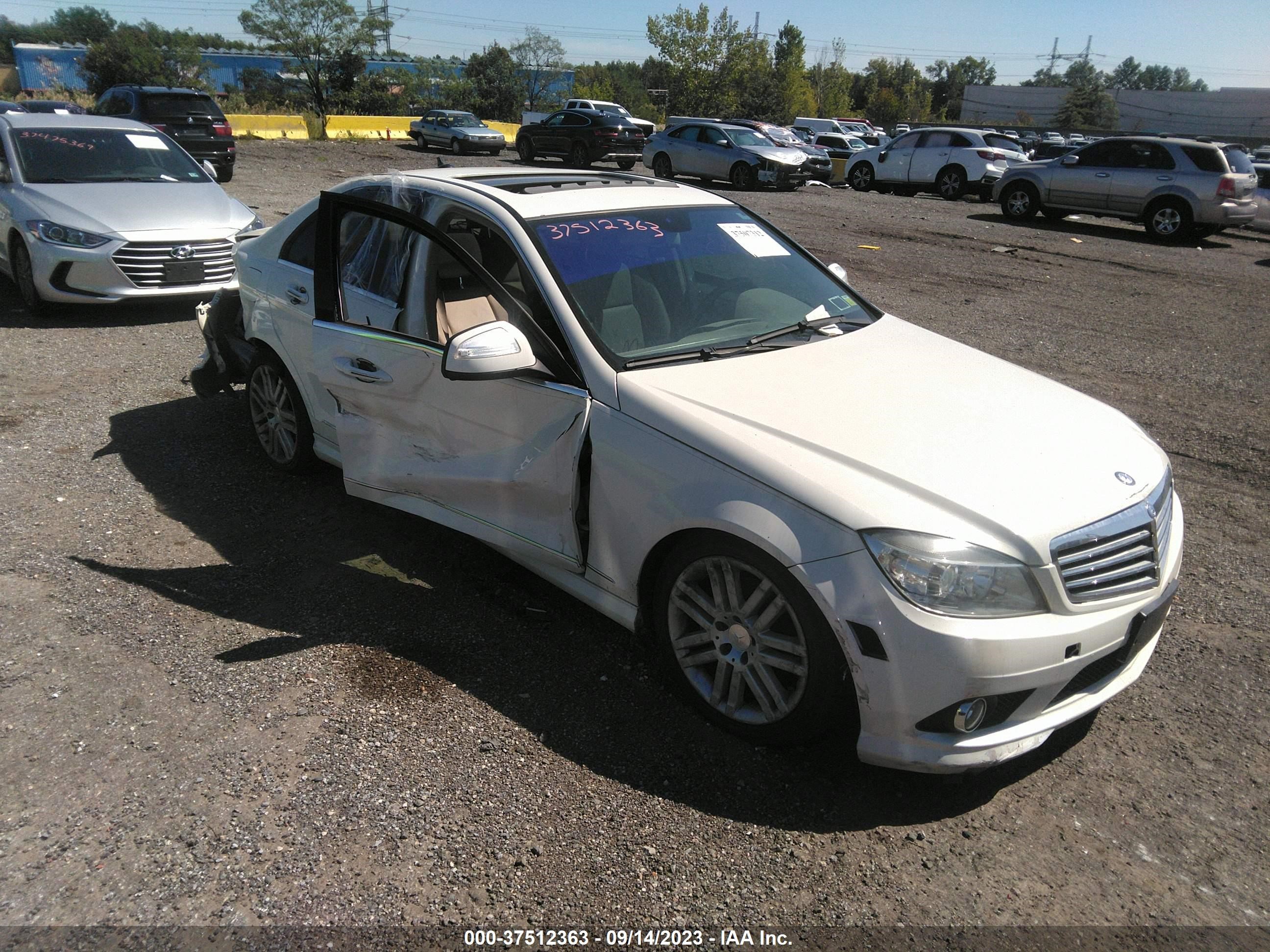 MERCEDES-BENZ C-KLASSE 2009 wddgf81x19f310522