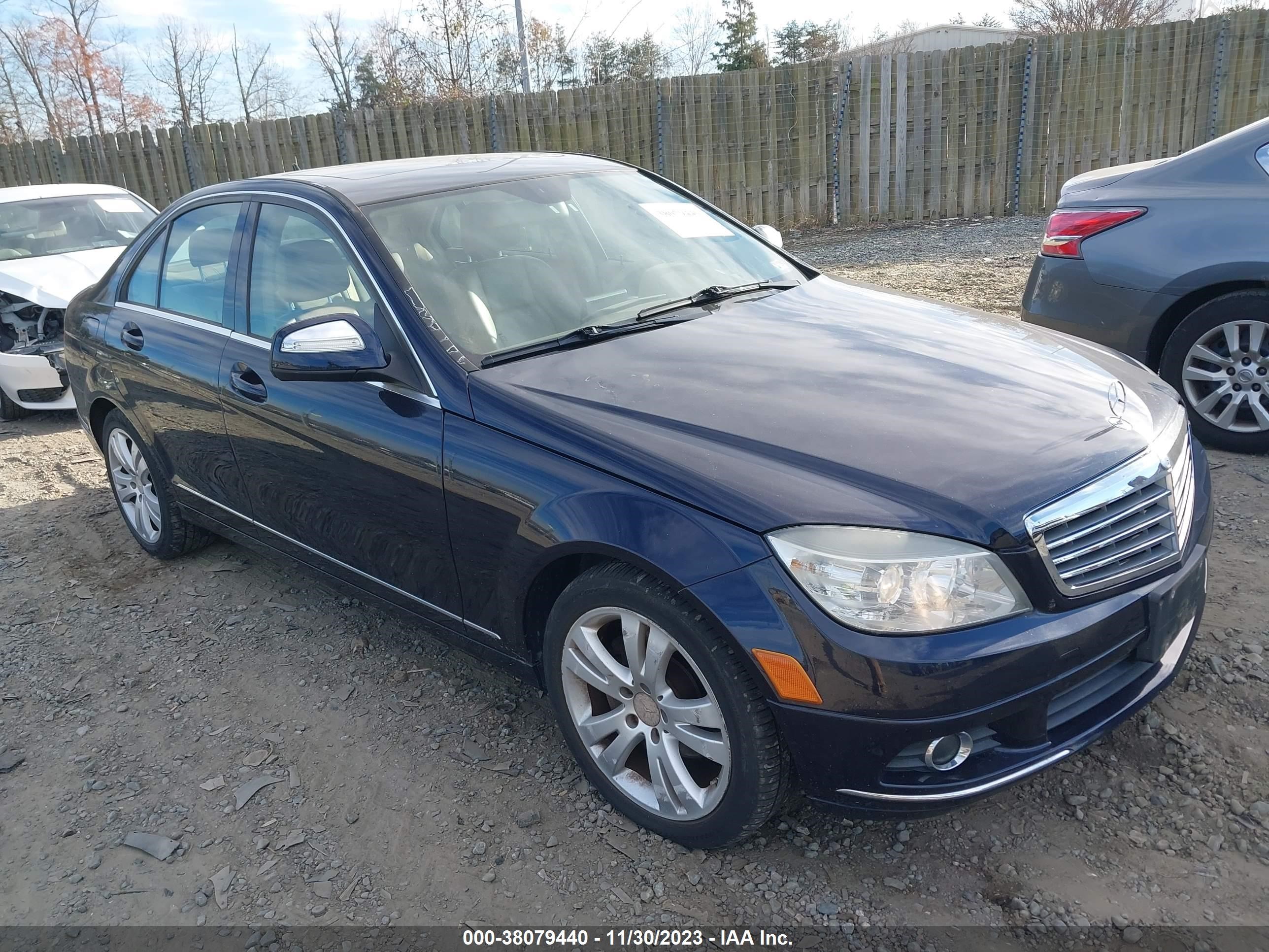 MERCEDES-BENZ C-KLASSE 2008 wddgf81x58f120446