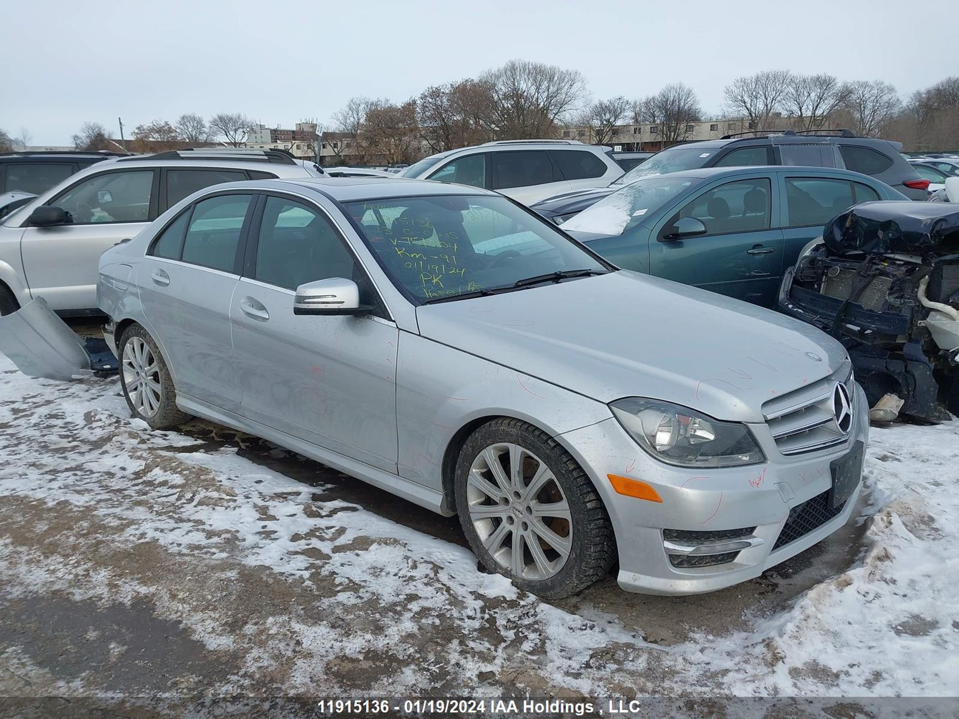 MERCEDES-BENZ C-KLASSE 2013 wddgf8ab0da751004